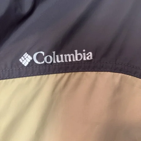 Columbia Youth Jacket Glennaker Windbreaker  Coat SZ XL Olive Green Gray - Picture 5 of 7